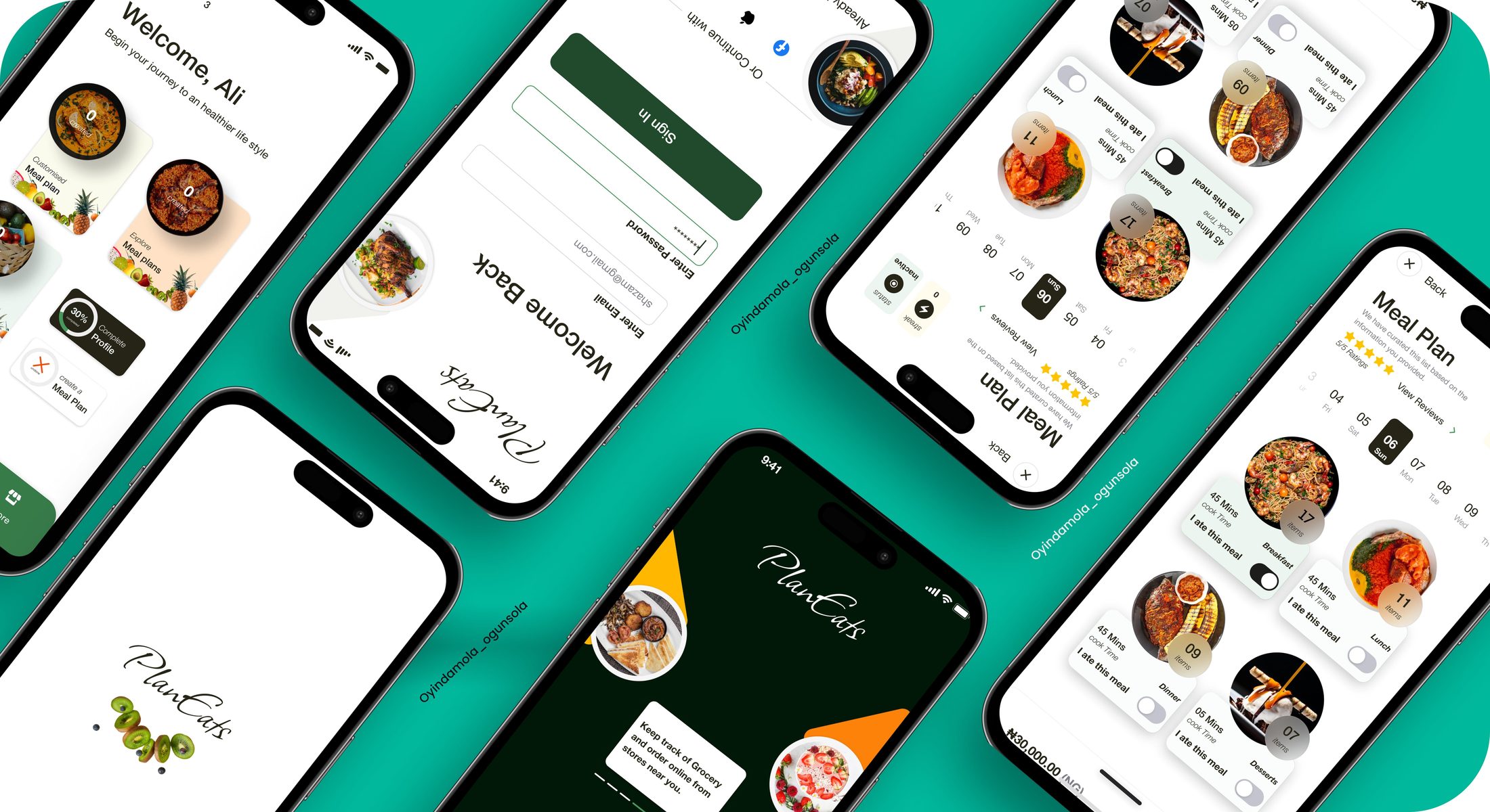 PlanEats final mockup, mobile
