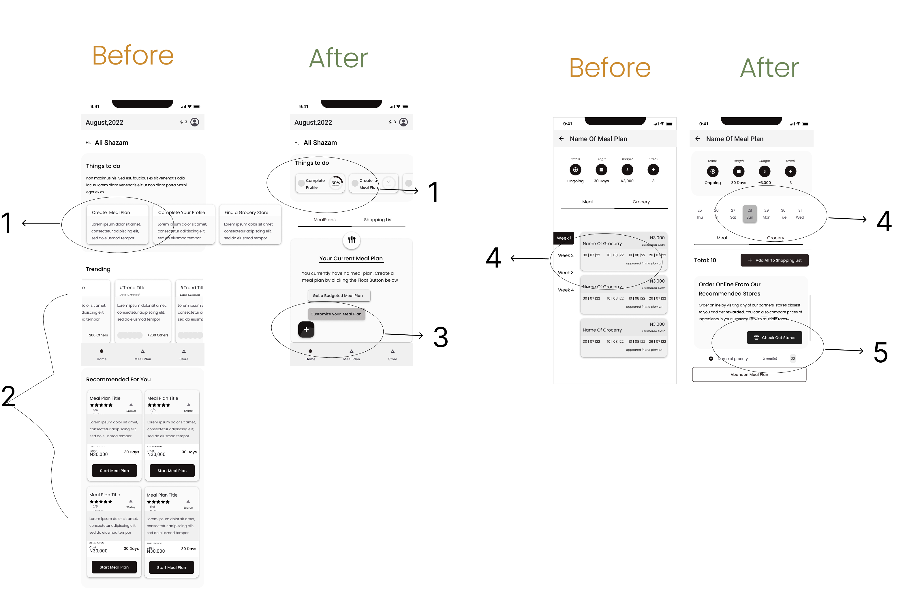 PlanEats refined design