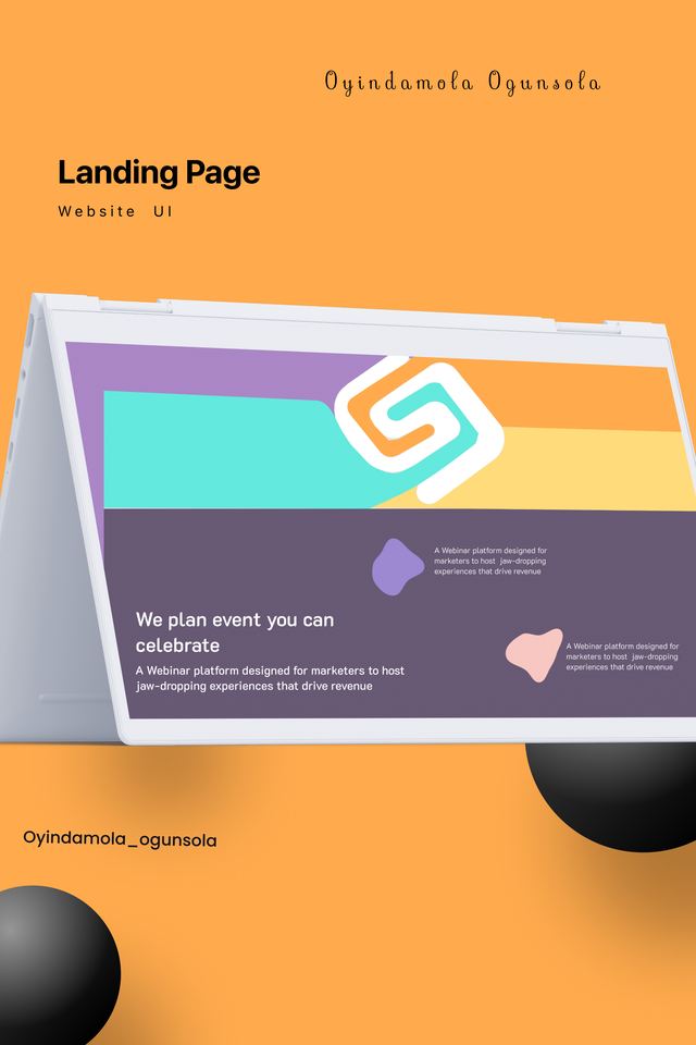 UI design work sample