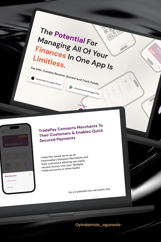 UI design work sample